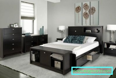 192-Farben-Möbel für das Schlafzimmer - 70 Fotos
