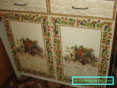 Decoupage Küchenmöbel Decoupage Küchenmöbel