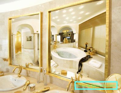 Goldenes Badezimmer - perfekt stilvolle Kombinationen (89 Fotos)
