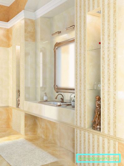 Goldenes Badezimmer - perfekt stilvolle Kombinationen (89 Fotos)
