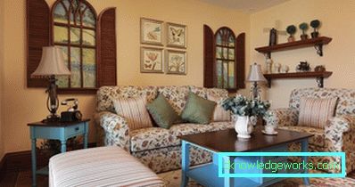 68-Landhausstil Wohnzimmer (Foto