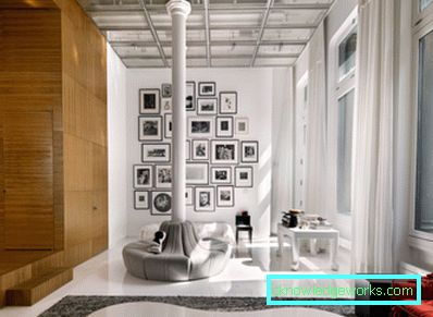 Vorhänge im Loftstil