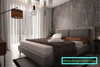Vorhänge im Loftstil