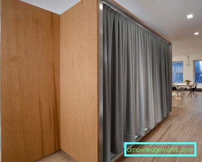 Vorhänge im Loftstil