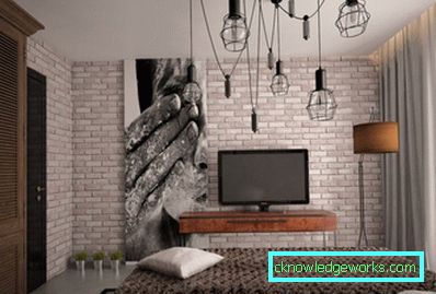 Vorhänge im Loftstil