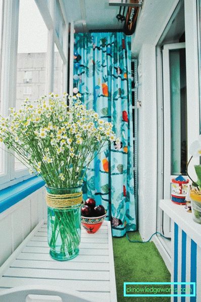 Loggia 6 Meter - 95 Fotos von originellen Designlösungen