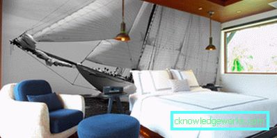 129-Zimmer-Design mit Fototapete