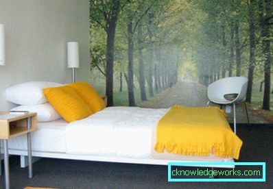 129-Zimmer-Design mit Fototapete