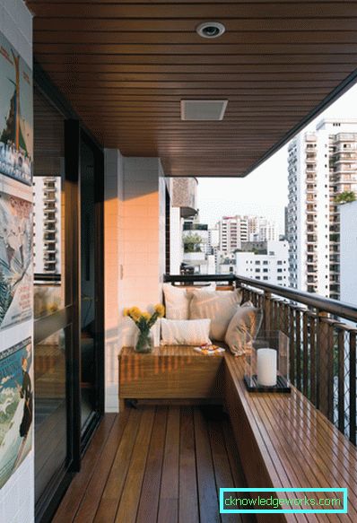 Wie macht man einen Balkon in einem modernen Stil