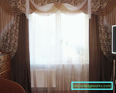 Vorhänge mit Lambrequin - 75 Fotos von Beispielen einer gelungenen Kombination