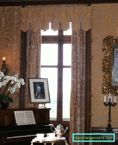 Vorhänge mit Lambrequin - 75 Fotos von Beispielen einer gelungenen Kombination
