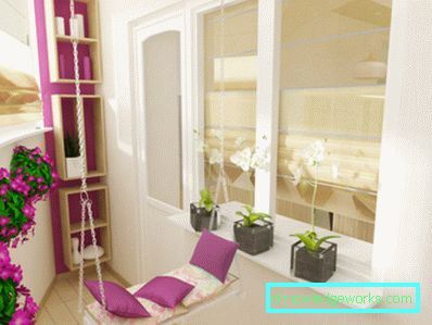 Gestalten Sie einen Balkon in der Wohnung - so soll es sein