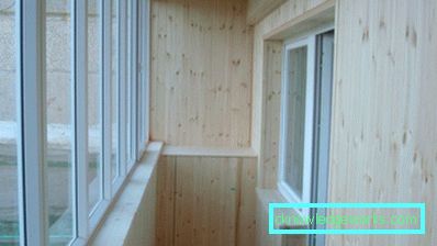 Fertigstellung eines Balkons MDF-Platten - Überprüfung der besten Optionen + Foto