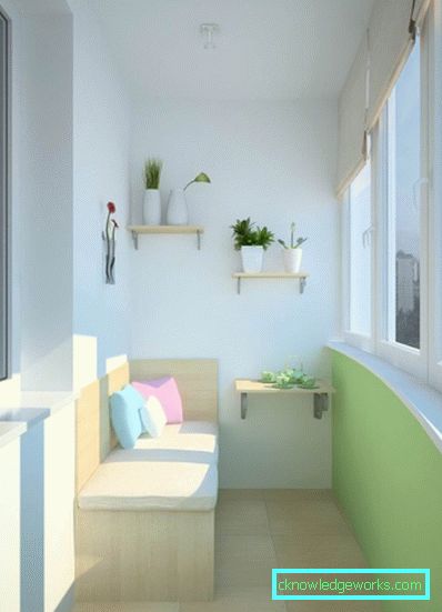 Gestalten Sie einen Balkon in der Wohnung - so soll es sein