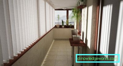 Regale auf dem Balkon - 80 Fotos der besten Optionen für eine bequeme Gestaltung