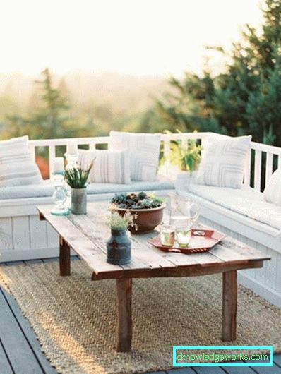 Möbel für den Balkon - 75 Fotos der Ideen der besten Modelle im Innenraum