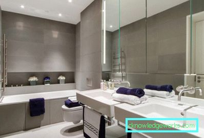 Graues Badezimmer - 68 Fotos der perfekten Kombination aus Mitteltönen und Schattierungen