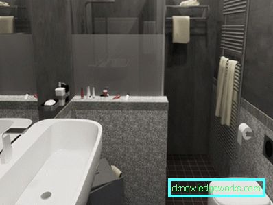 Graues Badezimmer - 68 Fotos der perfekten Kombination aus Mitteltönen und Schattierungen
