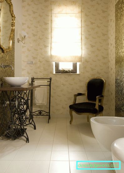 Goldenes Badezimmer - perfekt stilvolle Kombinationen (89 Fotos)