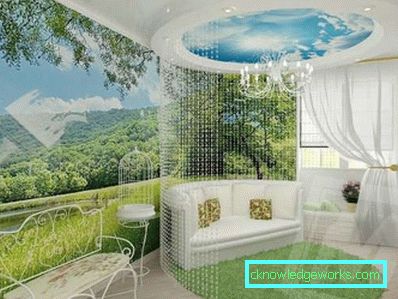 Wohnzimmerdesign 15 m² - Foto des modernen Rauminterieurs