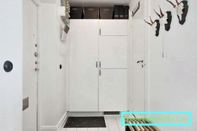 Entwerfen Sie einen Korridor in einer Einraumwohnung - Foto