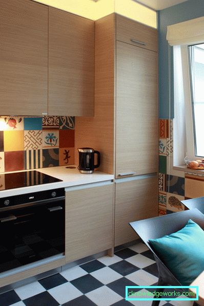 Design-Wohnküche von 12 Quadratmetern. m Design-Wohnküche von 12 Quadratmetern. m