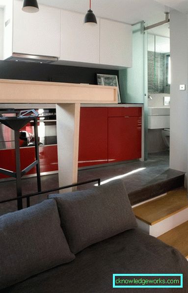 Design Wohnküche von 18 Quadratmetern. m Design Wohnküche von 18 Quadratmetern. m