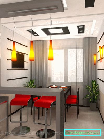 Küchendesign mit Bar Küchendesign mit Bar
