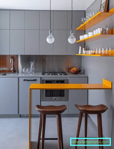 Küchendesign mit Bartheke Küchendesign mit Bar