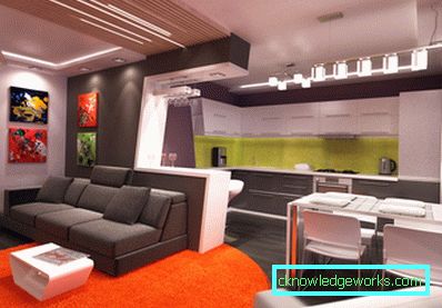 Küchendesign mit Bartheke Küchendesign mit Bartheke