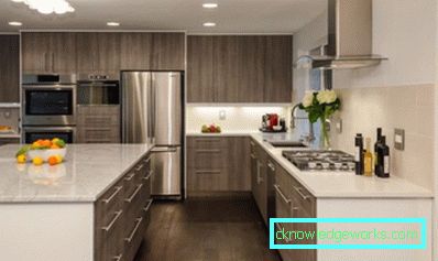282-Kitchen Design mit Kühlschrank