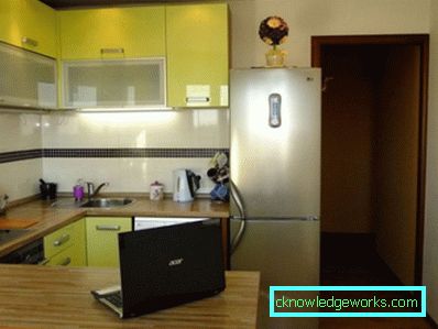 282-Kitchen Design mit Kühlschrank