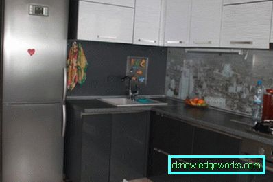 282-Kitchen Design mit Kühlschrank
