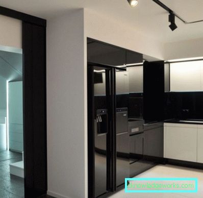 282-Kitchen Design mit Kühlschrank