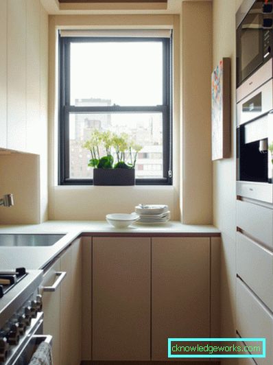 Design kleiner Küchenbereich von 6 Quadratmetern. m mit Kühlschrank Design kleiner Küchenbereich von 6 Quadratmetern. m mit Kühlschrank