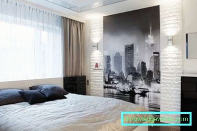 Schlafzimmer Design 12 Quadratmeter. m in modernem Stil - echte Innenaufnahmen Schlafzimmer Design 12 Quadratmeter. m in modernem Stil - echte Innenaufnahmen