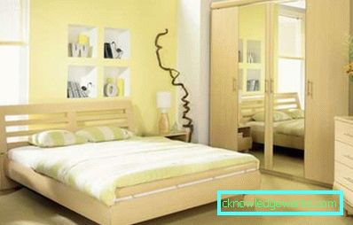 Schlafzimmer Design ist 16 Quadratmeter in modernem Stil - Innenaufnahmen Schlafzimmer Design ist 16 Quadratmeter in modernem Stil - Innenaufnahmen