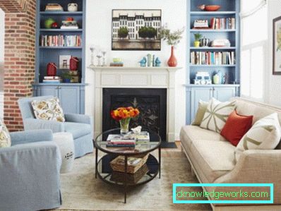 27-Wohnzimmer von 20 Quadratmetern. M. - 95 Fotos