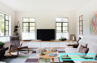34 Wohnzimmer in modernem Stil