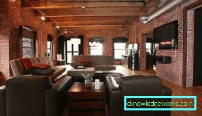 Wohnzimmer in einer modernen Art - Innenarchitektur des Fotos
