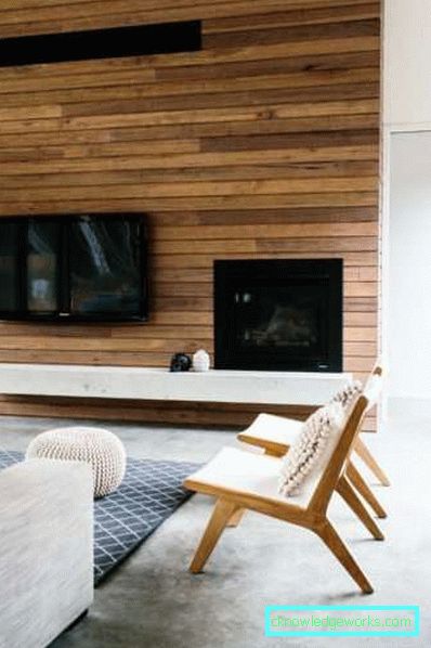 Wohnzimmer in einer modernen Art - Innenarchitektur des Fotos