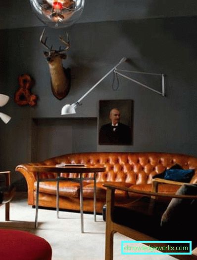 Wohnzimmer in einer modernen Art - Innenarchitektur des Fotos