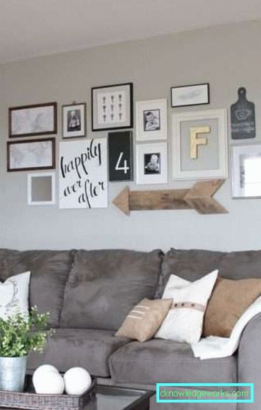 Wohnzimmer in einer modernen Art - Innenarchitektur des Fotos