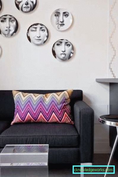 Wohnzimmer in einer modernen Art - Innenarchitektur des Fotos