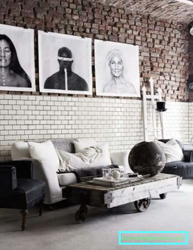 Wohnzimmer in einer modernen Art - Innenarchitektur des Fotos