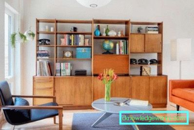 Innenwohnzimmer 18 Quadratmeter in modernem Stil - Fotodesign-Ideen