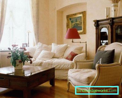 Innenwohnzimmer 18 Quadratmeter in modernem Stil - Fotodesign-Ideen