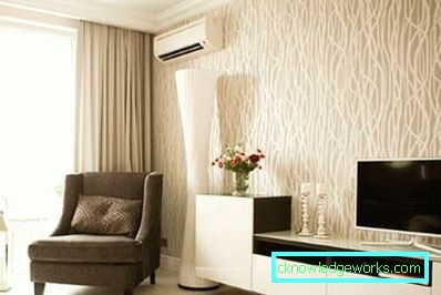 Innenwohnzimmer 18 qm in modernem Stil - Fotodesign-Ideen