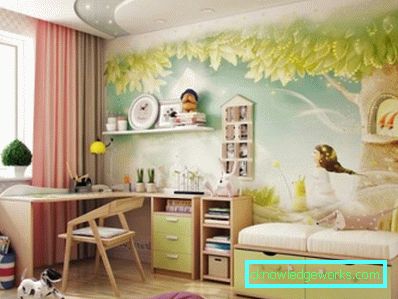 Wie man ein Kinderzimmer ausstattet - die Wahl der Farbe