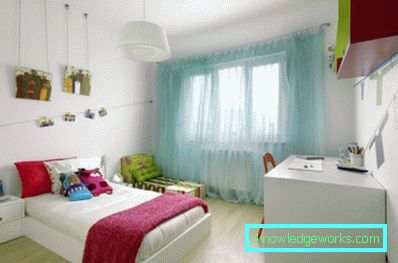 Wie man ein Kinderzimmer ausstattet - die Wahl der Farbe